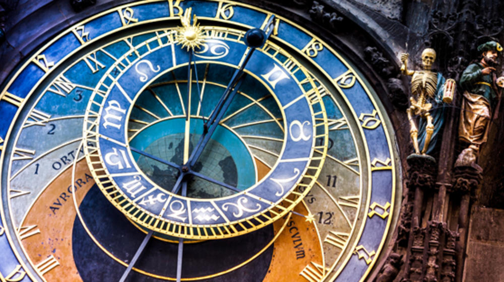 [Translate to English:] Astronomische Uhr in Prag