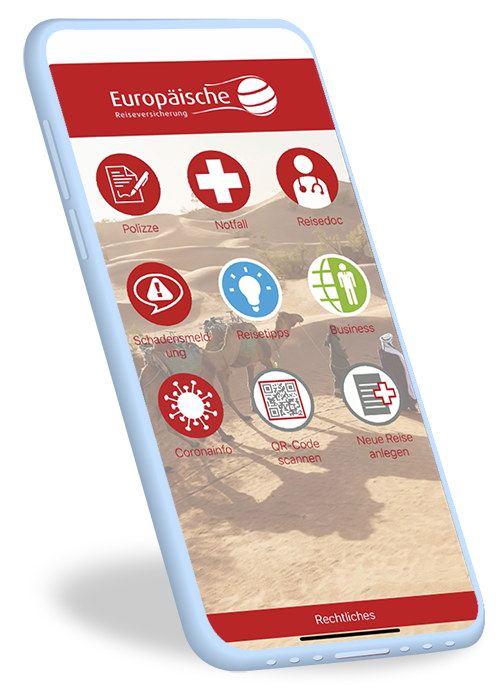 Screen Design of Meine Urlauberia App